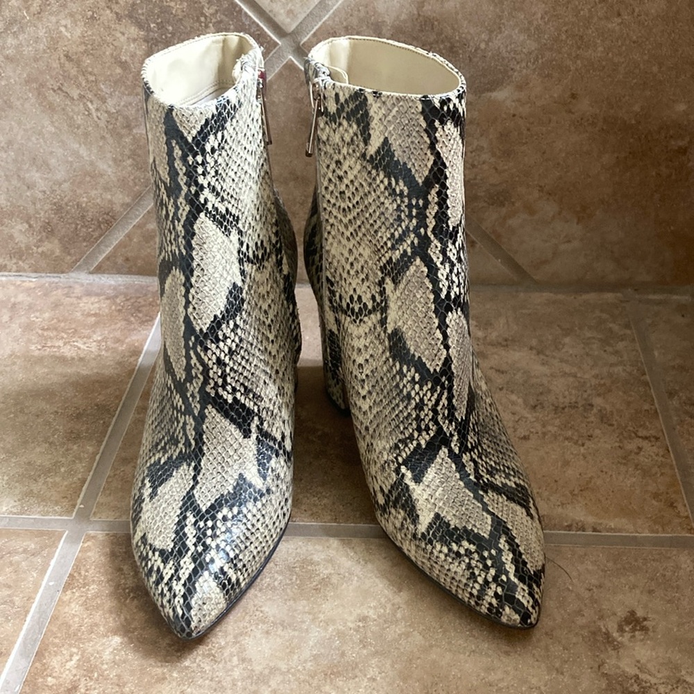 Sam Edelman Snakeskin Ankle Boots